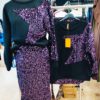 CONJUNTO VICTORIA NEGRO Y VIOLETA