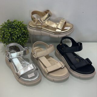 SANDALIAS CLEO PLATA
